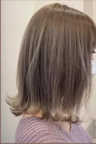 ミディアム ヘアアレンジ 佐藤 睦月のヘアスタイル