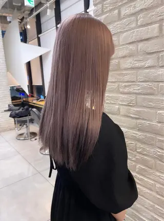 ロング カラー 韓国レイヤー×艶髪 ハイトーンRyukiのヘアスタイル