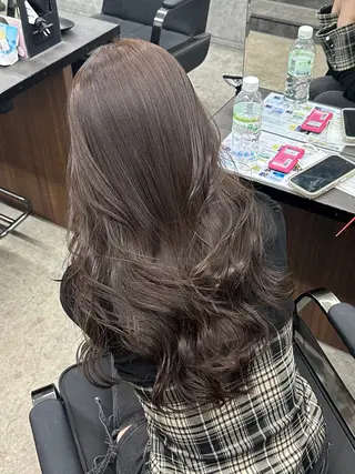 ロング カラー 透明感/美髪カラー ダブルカラー/ユウゴのヘアスタイル