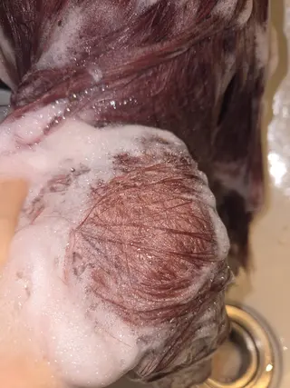 ロング 柏Wcolor/UC HIBORINAMIのヘアスタイル