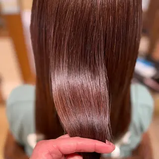 ロング 髪質改善縮毛矯正 美容師✂️山崎竜二のヘアスタイル