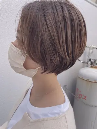 ショート モテ髪/ボブ/ショー ト/アダチフウトのヘアスタイル