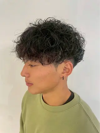 メンズ 三田 真穂のヘアスタイル