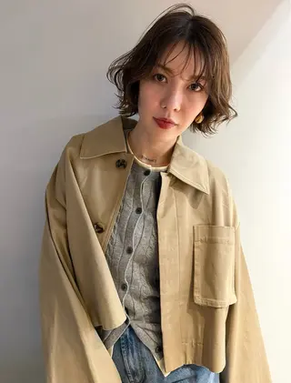 ミディアム カラー 荒木 雄太のヘアスタイル