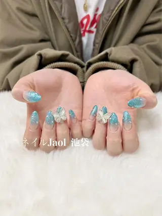 セミロング ネイルJaol 池袋のネイルデザイン