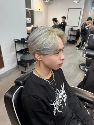 カラー メンズ 大宮/海外風パーマ 🇺🇸隼也🇪🇸のヘアスタイル