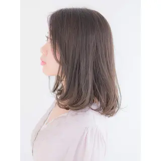 ミディアム 永野 良一のヘアスタイル