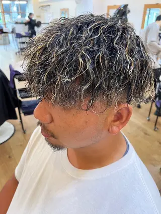 パーマ メンズ beleef守口店 reinaのヘアスタイル