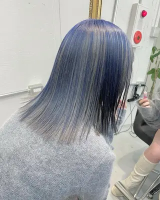 ミディアム カラー 艶髪/透明感カラー tawadaのヘアスタイル