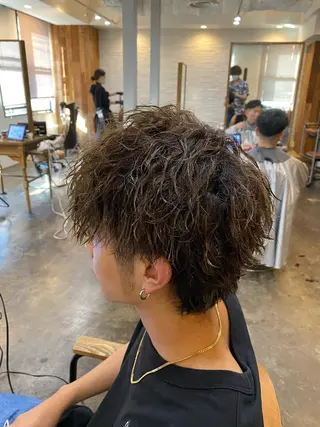 ショート パーマ 髪質改善推し 巽のヘアスタイル
