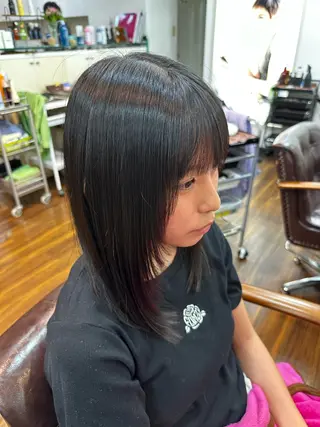 ミディアム 奥田 七都海のヘアスタイル