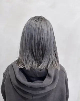 セミロング カラー 健太郎 髪質改善/透明感のヘアスタイル