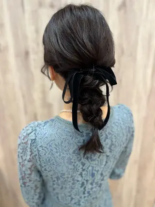 カラー ヘアアレンジ ヘアメイクネイリスト hidemi中目黒のヘアスタイル
