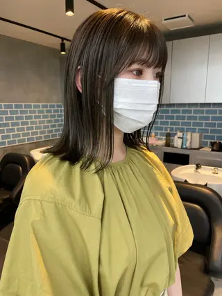 ミディアム カラー 👑ボブはお任せ ミヤノ👑のヘアスタイル