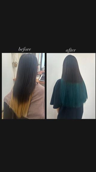 ロング カラー Maya🦋 ハイトーン特化のヘアスタイル