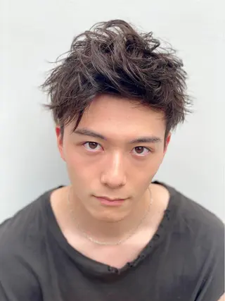 ショート メンズ 原宿アンリ 山下卓也のヘアスタイル