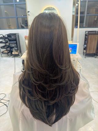 ロング 中屋 光貴のヘアスタイル