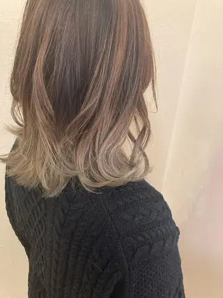 ミディアム カラー 店長 ✂️ムラカミ キラリのヘアスタイル