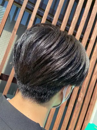 ショート カラー メンズ 💜推しインナー カラー/菊池柊真💜のヘアスタイル