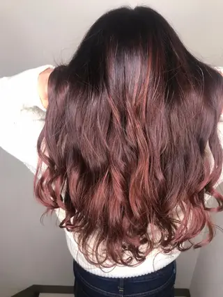 セミロング カラー パーマ ヘアアレンジ 🫧代表/新宿駅近/ 限定価格🫧田辺貴裕のヘアスタイル
