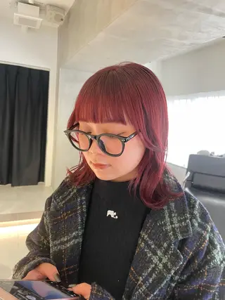 ショート カラー 🪞透け感&韓国ヘア 🪞honokaのヘアスタイル