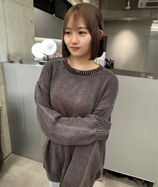 ショート 似合わせボブカット Anonのヘアスタイル