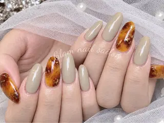 ネイル エツメ💅 長さ出し🎀デザインのネイルデザイン