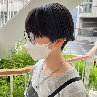 ショート カラー パーマ ヘアアレンジ メンズ キッズ ネイル マツエク・マツパ アイブロウ 暖色・前髪カット 🎗️佐藤ゆみこのヘアスタイル