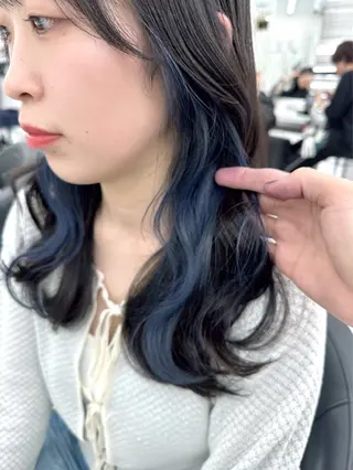ロング カラー レイヤーダブルカラー KYONのヘアスタイル