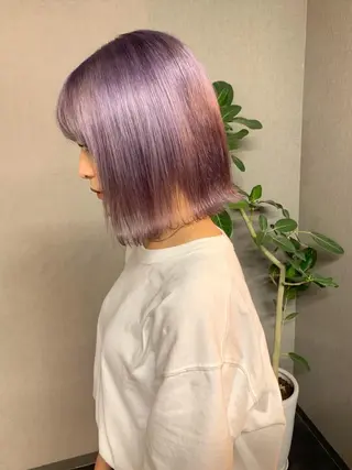 ミディアム カラー Selenehair 三条本店のヘアスタイル