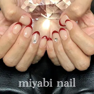 ネイル miyabi nail 桂川駅近くのネイルデザイン