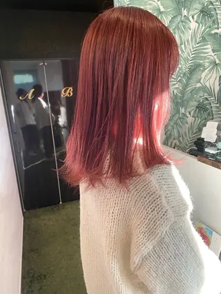 ミディアム 桑原 菜摘のヘアスタイル