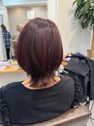 ミディアム カラー 似合う髪型見つけます AYAKAのヘアスタイル