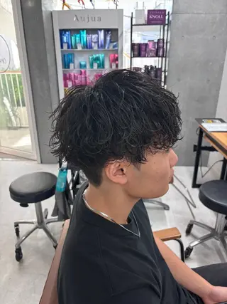 パーマ メンズ パーマ特化 🇰🇷yutoのヘアスタイル