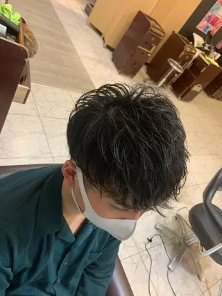 ショート メンズ 安部 志弥のヘアスタイル