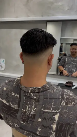 ショート メンズ hack 佐藤龍空のヘアスタイル
