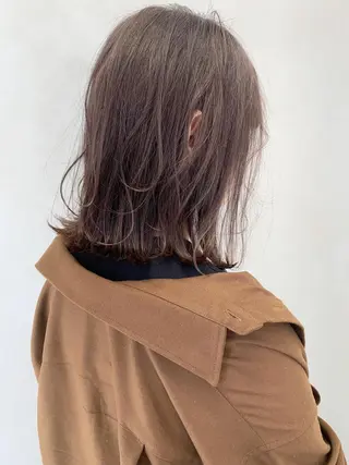 ミディアム カラー レイヤー/大人メンズ パーマ🌀 平島拓也のヘアスタイル