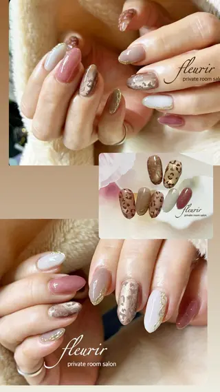 ネイル フルリール 【プライベートサロンのネイルデザイン