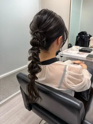ヘアアレンジ 暖色/オリーブカラー /中村未来🍒🫒のヘアスタイル