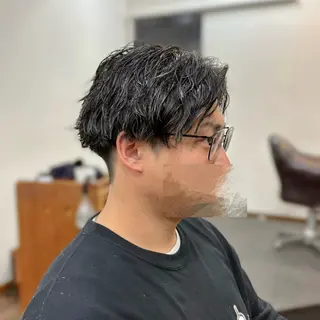パーマ メンズ 💈直毛×ツイスパの プロ🥷清水真之介のヘアスタイル
