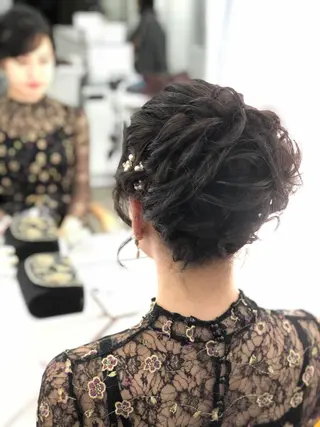 セミロング ヘアセット専門店 佐藤のヘアスタイル