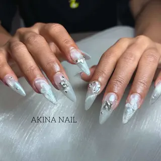ロング Akina Nail 亀戸のネイルデザイン