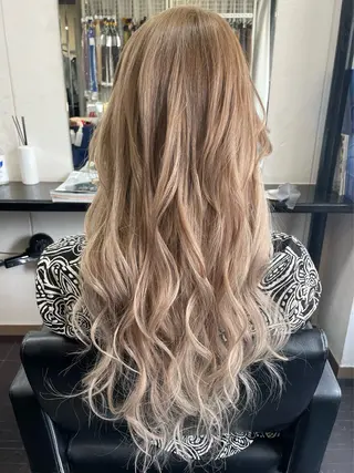 ロング カラー 💜Rebre** Mayu💜のヘアスタイル