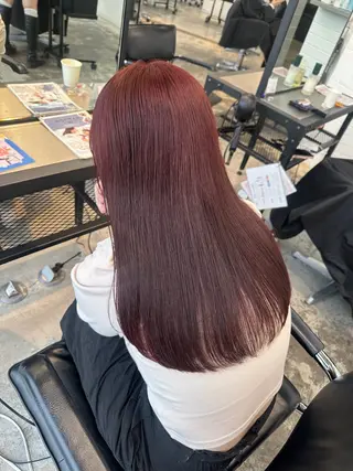 ロング カラー パーマ ヘアアレンジ キッズ 艶髪/髪質改善/縮毛 masae🌼のヘアスタイル