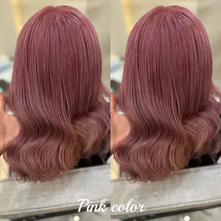 ミディアム lovis🧸ゆうあ 🧸/透明感カラーのヘアスタイル