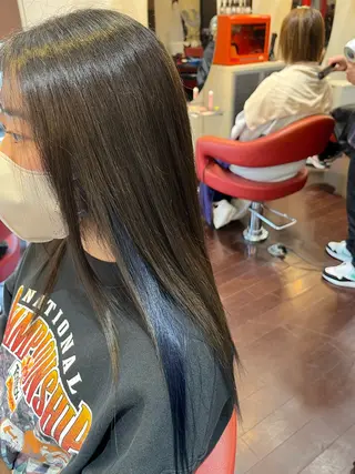ロング カラー 野寺 琉弥のヘアスタイル