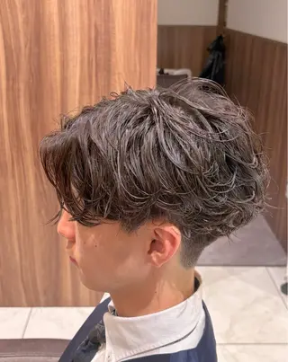 パーマ メンズ メンズパーマ💎& 曲がる縮毛矯正✨レオのヘアスタイル