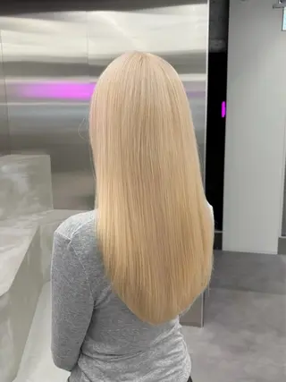 ロング カラー 🍀透明感ナチュラル カラー🍀じゅんのヘアスタイル