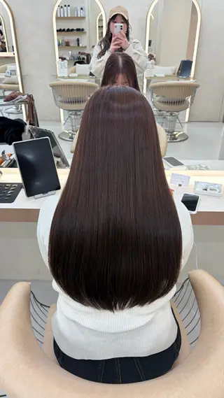 ロング 北川 葵のヘアスタイル