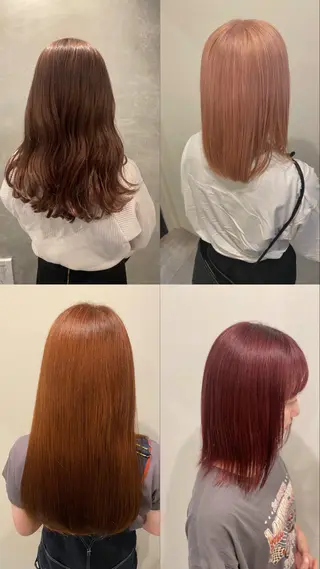 ミディアム カラー 🍑 モモカ🍑のヘアスタイル